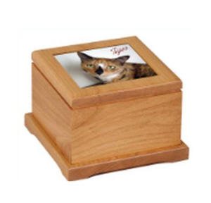 Modern American Style New Design Wooden <b>Urn</b> Box for Cat and <b>Dog</b> Pet Ashes Wood Cremation Funeral <b>Urns</b> with New Design - Product Image 2