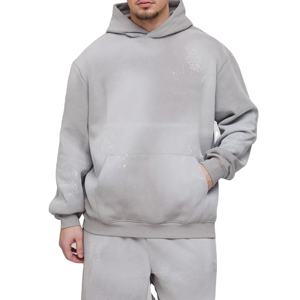 Vente chaude : Ensemble de survêtement d'hiver pour homme, style unique, nouvelle mode, respirant, en molleton de coton, vêtements à marque privée, best-seller 2026 - Product Image 3