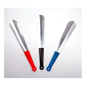 Stainless Steel Shoe Horn with blue color handle