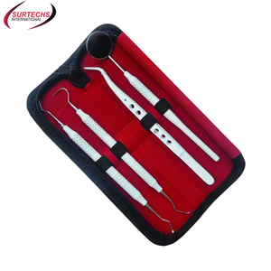 Kit d'examen dentaire de base certifié CE, ensemble de diagnostic dentaire manuel, classe III, réutilisable, garantie 1 an - Product Image 3