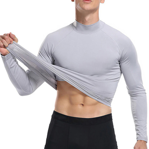Camisetas de Compresión Personalizadas de Alta Calidad al por Mayor, Secado Rápido, Manga Larga, Elásticas, Mallas de Gimnasio para Deportes Activos, Protección contra Rozaduras - Product Image 5