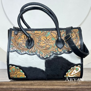 Bolso cruzado de diseñador de nueva tendencia para mujer, bolso de hombro de moda, bolsos de mano de cuero de vaca mecanizados a mano, monederos de gran capacidad - Product Image 1