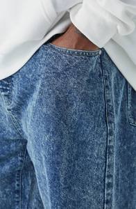 Très Exigeant Personnalisé En Gros Avec Écusson De Broderie Jean Droit Lâche Baggy Rue Respirant Denim Pantalon Pour Hommes - Product Image 2