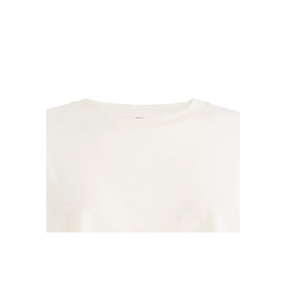เสื้อยืดแขนยาวปักลายคอกลมสำหรับผู้หญิงไซส์พลัส ผ้าฝ้ายออร์แกนิค 100% ระบายอากาศได้ดี เป็นมิตรกับสิ่งแวดล้อม สวมใส่สบาย - Product Image 4