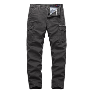 Venta caliente Multi colores multi bolsillos Pantalones Cargo para hombres Precio bajo Multi bolsillos Algodón Casual Longitud completa Pantalones Cargo para hombres - Product Image 3