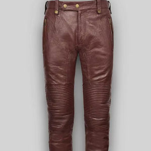 Pantalones de cuero informales ligeros de alta calidad 100%, tela de secado rápido de calidad superior a prueba de viento y transpirable - Product Image 1