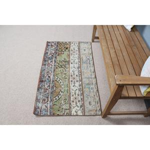 Alfombra de 2.3x3.9 pies, Alfombra Turca Vintage, Alfombra de Lana Azul - Product Image 3