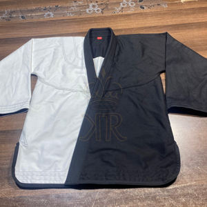 Kimono de Jiu Jitsu Brésilien Unisexe Personnalisable Double Couleur Jiu Jitsu GI Coton Rash Guard OEM Vente en Gros Prix Pas Cher Adultes - Product Image 2