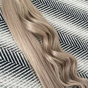 ผมต่อแบบเวฟท์ 12A เรมี่ ทำจากผมแท้ของคนยุโรป # 17 คูล บีจ บลอนด์ สเตรท - Product Image 3