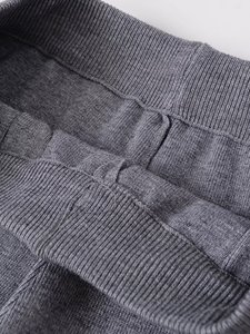 Wholesale Women's Canvas Streetwear Winter Casual Joggers Sweatpants Athletic Yoga Pants Mid Drawstring Design Solid Color 100% - Product Image 6