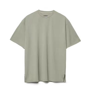 Camisetas de algodón 100% para hombre Cantidad a granel de alta calidad Directo de fábrica Mejor precio Jersey de corte regular en blanco Patrón sólido Alto - Product Image 1