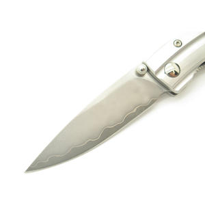 OEM ODM Service Couteau pliant en acier Damas Vente en gros Nouveau style Couteau de poche pliant pour camping en plein air chasse en vrac - Product Image 6