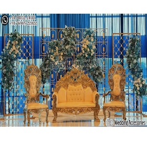 Glamorous Asian Wedding Stage Candle Wall Dreamlike Candle Wall Wedding Telón de fondo Configuración Elegante Recepción Stage Candle Telón de fondo - Product Image 1