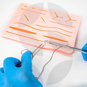 ชุดฝึกเย็บแผลทางการแพทย์แบบมืออาชีพชุดอุปกรณ์สเตนเลสสตีลใช้ซ้ำได้สำหรับโรงเรียนพยาบาลทางการแพทย์ - Product Image 3