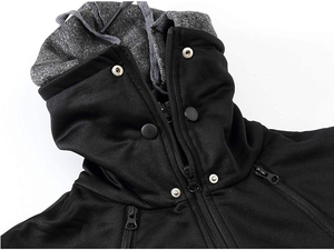 Personnalisable Motif Solide Hiver Doublé Polaire Sweat à Capuche Personnalisé Sublimation Sweat à Capuche - Product Image 4