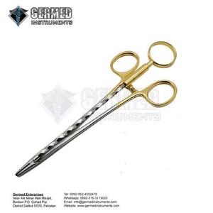 Manufacturer <strong>Supplier</strong> Best Seller Corwin Hegar <strong>Wire</strong> Twisting <strong>Forceps</strong> 7'' With Tungsten Carbide Inserts by GERMED ENTERPRISES - Product Image 3