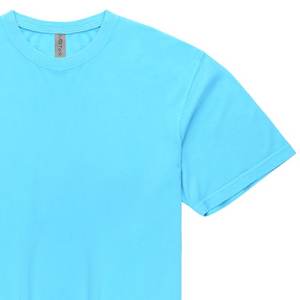 Camisetas de algodón de 300g para hombre, camiseta transpirable holgada de cuello redondo de verano de manga corta para hombre y mujer, Camiseta básica - Product Image 2