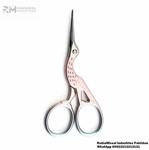 Vente chaude En Acier Inoxydable Petits Ciseaux De Couture Vintage Cils Sourcils Coupe Maquillage Mini Broderie Ciseaux Extra Sharp - Product Image 4