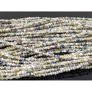 Perles de diamant brut naturel multicolores de qualité AAA+ 2-3 mm, pépites non taillées, excellente qualité pour la fabrication de bijoux et la décoration de Noël - Product Image 3