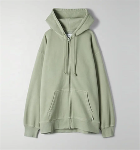 2025 Style surdimensionné doux polaire à capuche pour les femmes lourd épais pleine fermeture éclair hiver tricoté vêtements avec Logo personnalisé imprimé avant - Product Image 1