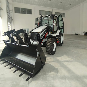 Envío gratis Hidromek HMK 102 S rueda retroexcavadora CE EPA aprobado para la venta con cargador frontal y accesorio de retroexcavadora - Product Image 1