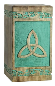 โกศใส่ศพทำด้วยมือสำหรับผู้ชายและผู้หญิงโกศตกแต่งงานศพทำมือโกศฝังศพ - Product Image 2