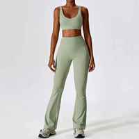 Ensemble de vêtements de sport vintage pour femmes, 2 pièces, veste zippée, short de yoga sans manches, coupe ajustée, 100% coton