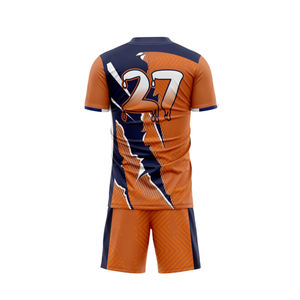 Nuevo diseño, conjunto de uniforme de fútbol de estilo veraniego, tela transpirable de poliéster 100%, incluye bolsas de calcetines inferiores superiores - Product Image 4