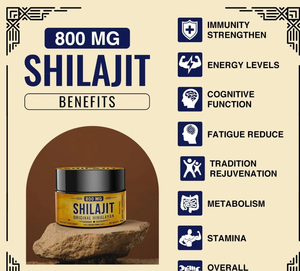 Suplemento de Shilajit, Extracto Herbal de Grado Alimenticio Natural, para Claridad Mental, Enfoque y Apoyo Cognitivo, en Botella y Envase de Vidrio FIT - Product Image 3