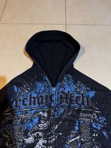 Venta caliente personalizada moda Streetwear cremallera sudaderas con capucha impresión gráfica personalizada algodón Sudadera con capucha pulóver hombres Puff impresión Sudadera con capucha - Product Image 3