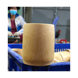 Taza de agua de bambú natural y orgánico de alta calidad del fabricante con logotipo láser hecho en Vietnam - Product Image 5