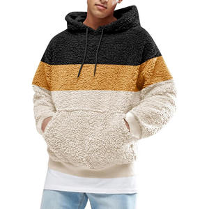 Sudadera con Capucha de Sherpa, 100% Algodón, Gruesa, Cálida, Ecológica, Unisex, Informal, de Moda, para Calle, con Nombre y Logotipo Personalizados de Fábrica - Product Image 1