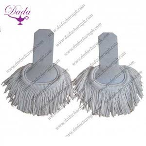 Embellecedor de flecos de alambre de lingotes de oro, charreteras de tablero de hombro bordadas para disfraz de uniforme, tipo de insignia cosida - Product Image 6