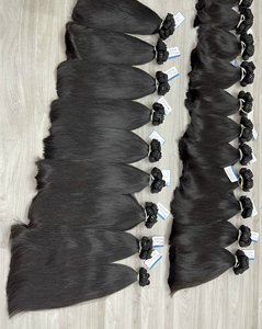 Cabello de alta calidad especial trama recta natural súper doble dibujado 100% extensiones de cabello humano vietnamita crudo listas para entrega - Product Image 2