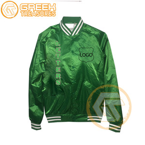 Alpha personnalisé | Veste universitaire brodée en satin Kapa Sorority Vêtements grecs respirants de haute qualité Vestes Alpha pour femmes - Product Image 2