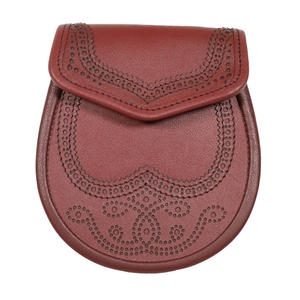 Bolsos hechos a mano de sporran de piel para vestido completo para eventos culturales escoceses bodas y atuendo formal de las tierras altas para hombres bolsos Sporran - Product Image 1