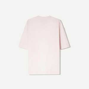 Nueva camiseta de verano para hombre de algodón pesado de 210gsm, camiseta de gran tamaño de manga corta con hombros caídos en blanco personalizada - Product Image 2