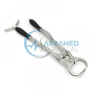 Fórceps de castración de acero inoxidable para uso veterinario, fuente de alimentación Manual, fórceps de castración - Product Image 1