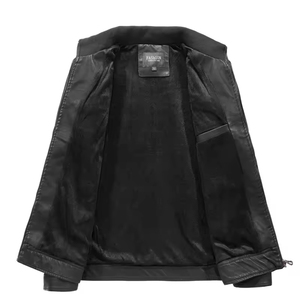 Chaqueta de Cuero para Hombre de Alta Calidad al por Mayor, Diseño Casual Nuevo, Cuero Genuino Premium, Fabricante OEM ODM Personalizado - Product Image 4