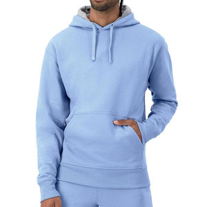 Nuevo Zip up Casual Wear Hombres Chándales Dos piezas Jogger Pant y Leather Hooded Trending Sweatsuits para hombres - Product Image 3