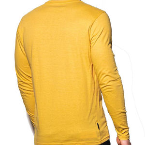 T-shirt à manches longues en coton personnalisé, style décontracté, coupe ajustée, service OEM, t-shirts à manches longues pour hommes - Product Image 2