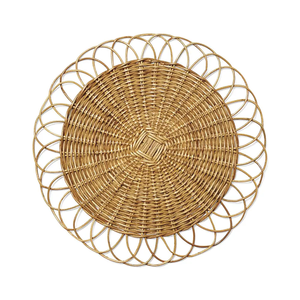 Wholesale Custom Natural Woven Bamboo <b>Placemats</b> Non-Slip <b>Seagrass</b> Thick Rattan Handmade Braided Dinner Tablemat - Product Image 5