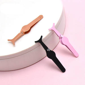 Extensions de Cils en Gros Pince à Épiler Kit de Pince à Cils en Acier Inoxydable de Haute Qualité Marque Privée et Boîte d'Emballage - Product Image 5