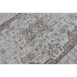 พรมสไตล์ตุรกีโบราณสีเบจสีน้ำตาลขนาด5.6x8.3ฟุตลายสี่เหลี่ยมผืนผ้าคลาสสิกสำหรับห้องนั่งเล่นห้องนอนสำหรับวัยรุ่น - Product Image 5