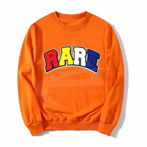 Sudadera de gran tamaño a la moda con bordado personalizado, jersey de manga larga para hombre, sudaderas sin capucha, Sudadera con cuello redondo - Product Image 3