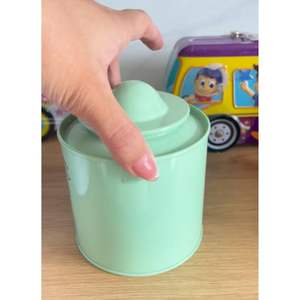 OEM Customizable Metal Tin Can Food Grade <b>Empty</b> <b>Gift</b> <b>Box</b> <b>for</b> Candies Chewing Gum Sugar Chocolate Storage-Recyclable Feature - Product Image 1