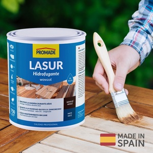 Outdoor Wood Protector Water Based Lasur, Wenge Color, Matt Finish, UV Resistant, Low VOC, Solvent-Free, 750ml. - Product Image 1