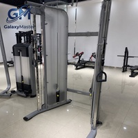 Máquina de Entrenamiento Funcional Comercial con Doble Pila de Pesas de 70 kg, Equipo de Entrenamiento de Fuerza para Gimnasio Comercial
