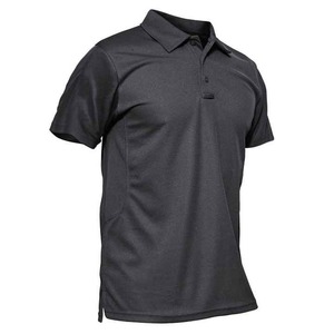Polos et T-shirts personnalisés pour hommes, tissu tricoté uni en coton à motif uni vierge pour personnalisation - Product Image 5