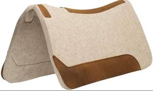 TAPIS DE SELLE EN FEUTRE WESTERN TOUT USAGE EN FEUTRE DE LAINE 18MM DE HAUTE QUALITÉ DESIGN CUTBACK COULEURS ASSORTIES TAILLES 32X32/30X30 Couleurs personnalisées - Product Image 6